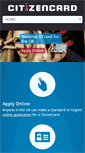Mobile Screenshot of citizencard.com